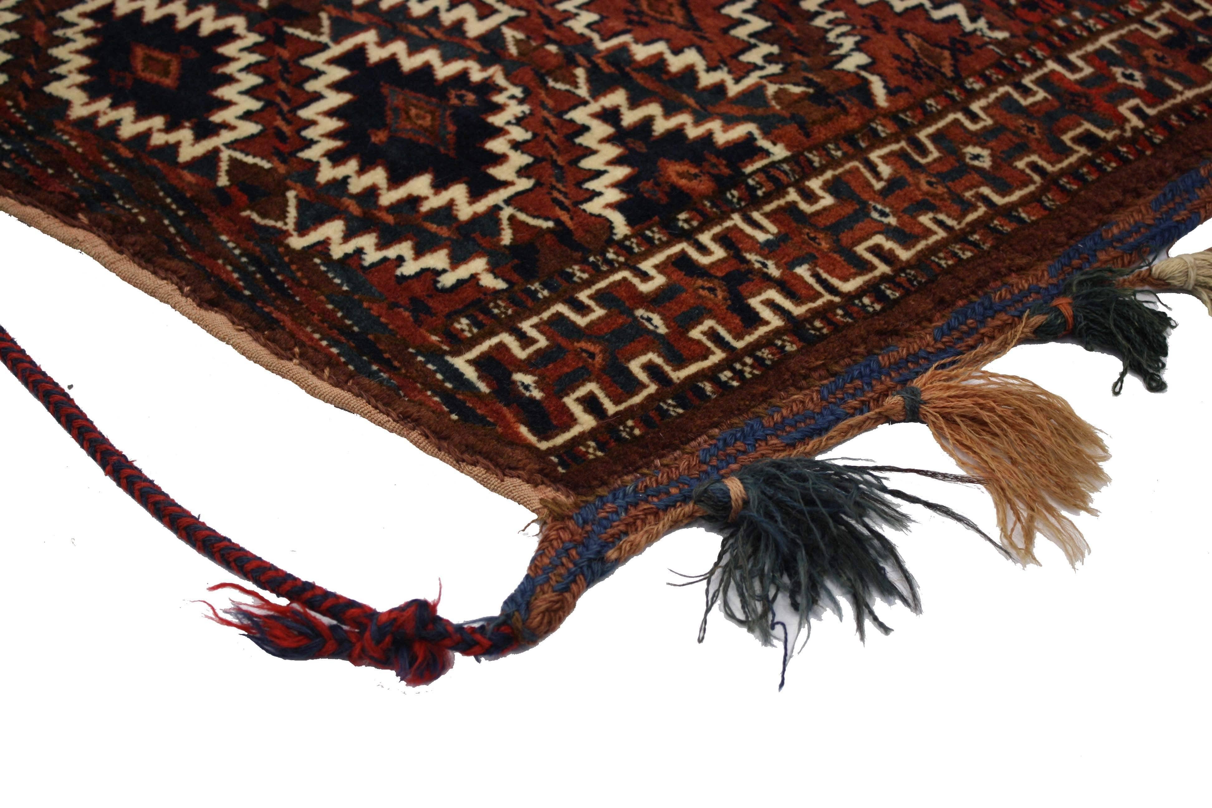 Antike antike afghanische Kamelien Trapierung, Yomut Turkmen Wandbehang, Stammestextilien im Angebot 2