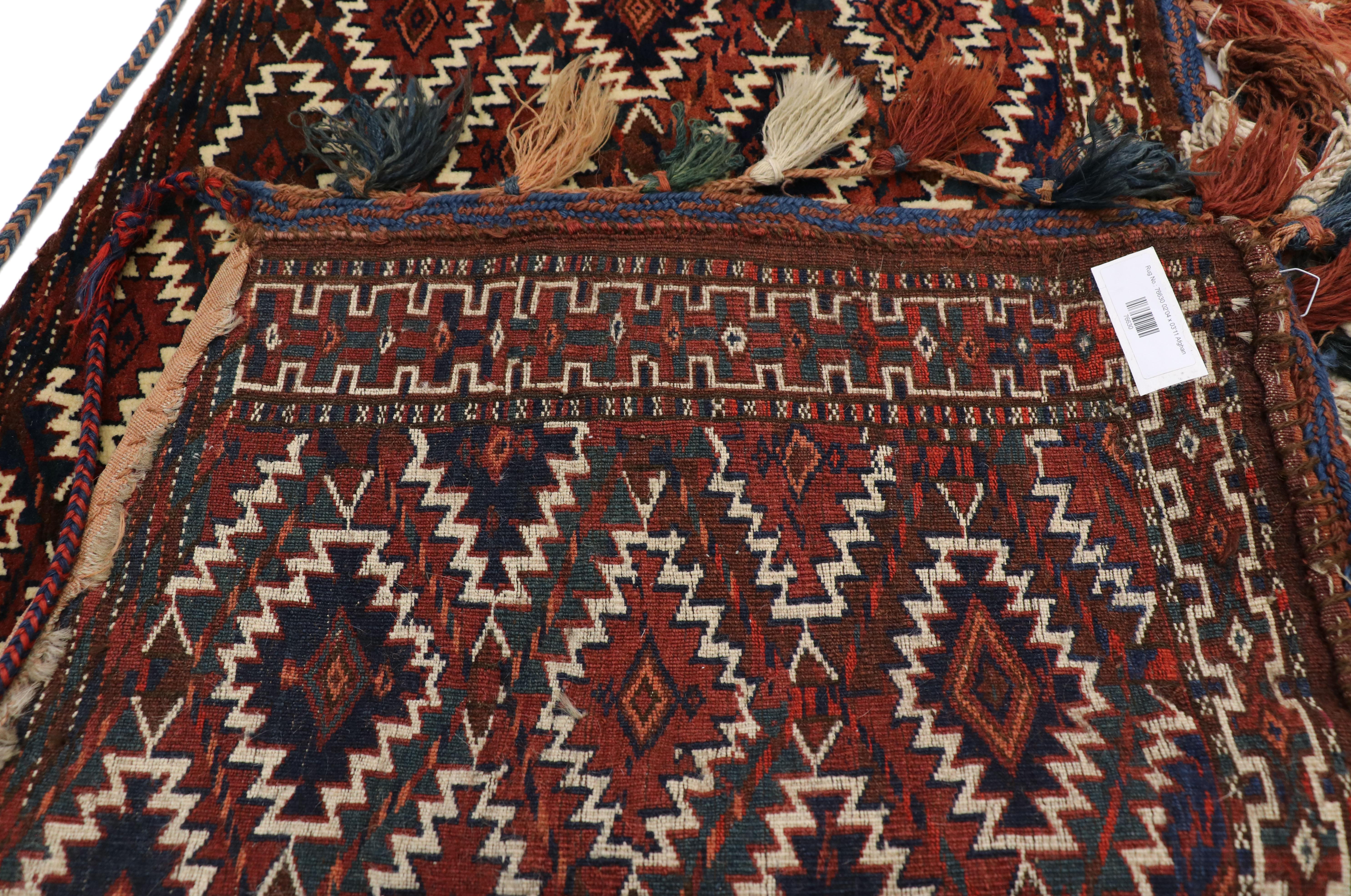 Antike antike afghanische Kamelien Trapierung, Yomut Turkmen Wandbehang, Stammestextilien (Handgeknüpft) im Angebot