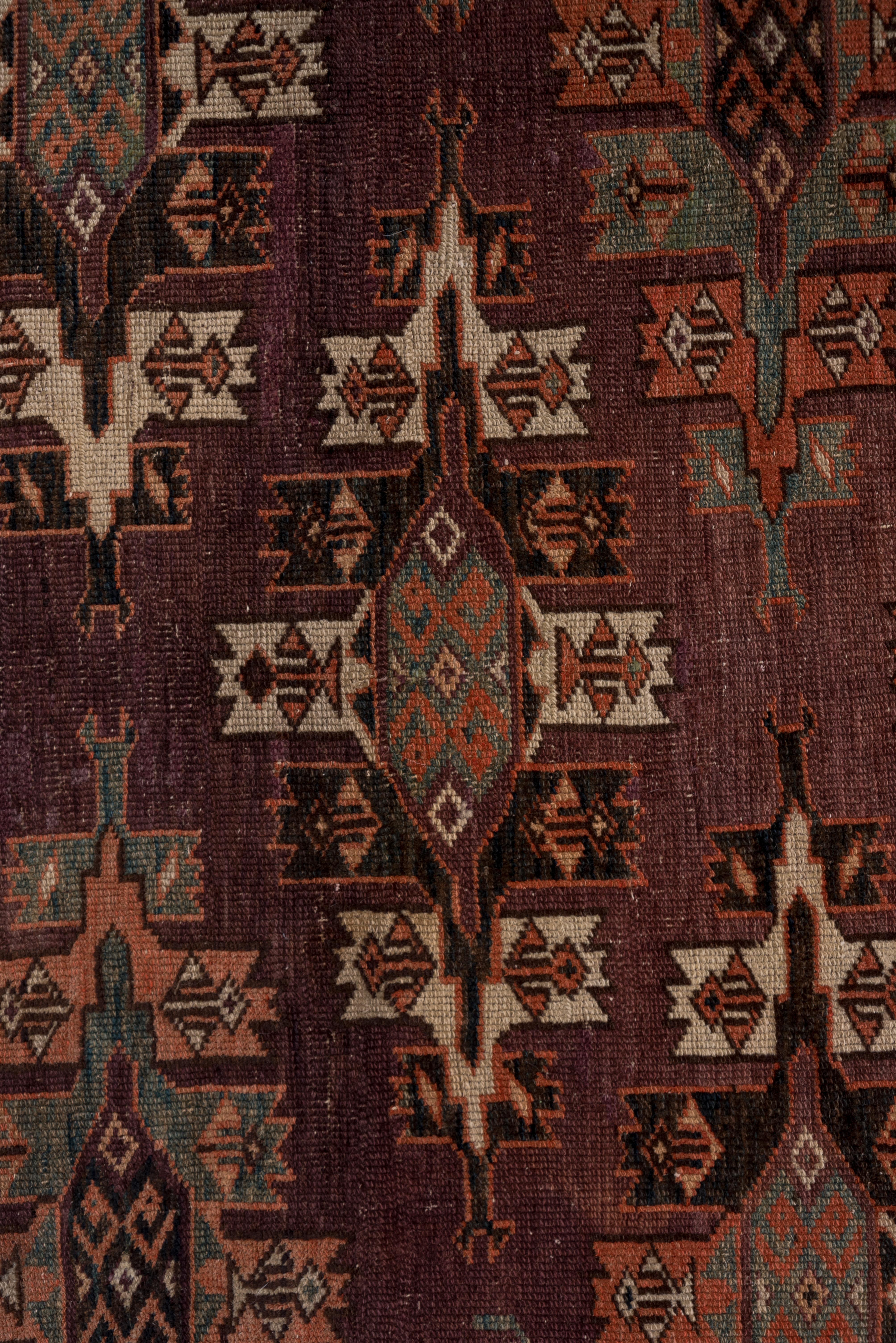 Antique Afghan Carpet, Late 19th Century, circa 1890s 1