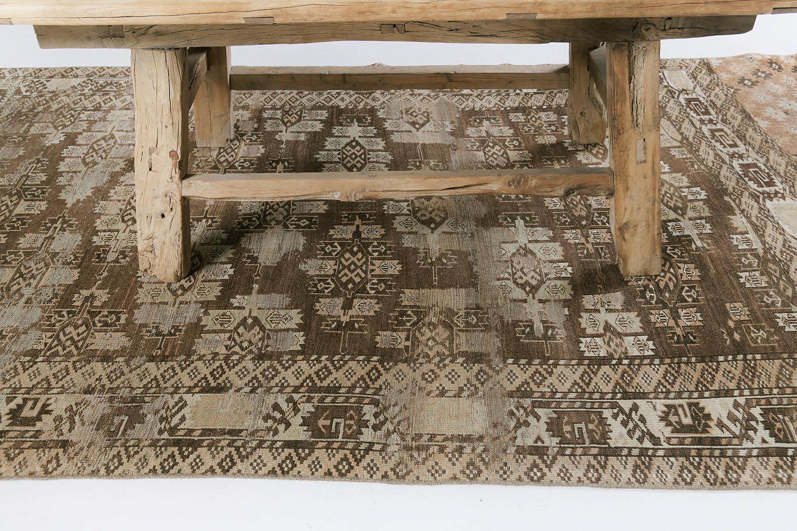 Hand-Knotted Antique Afghan Choobash For Sale