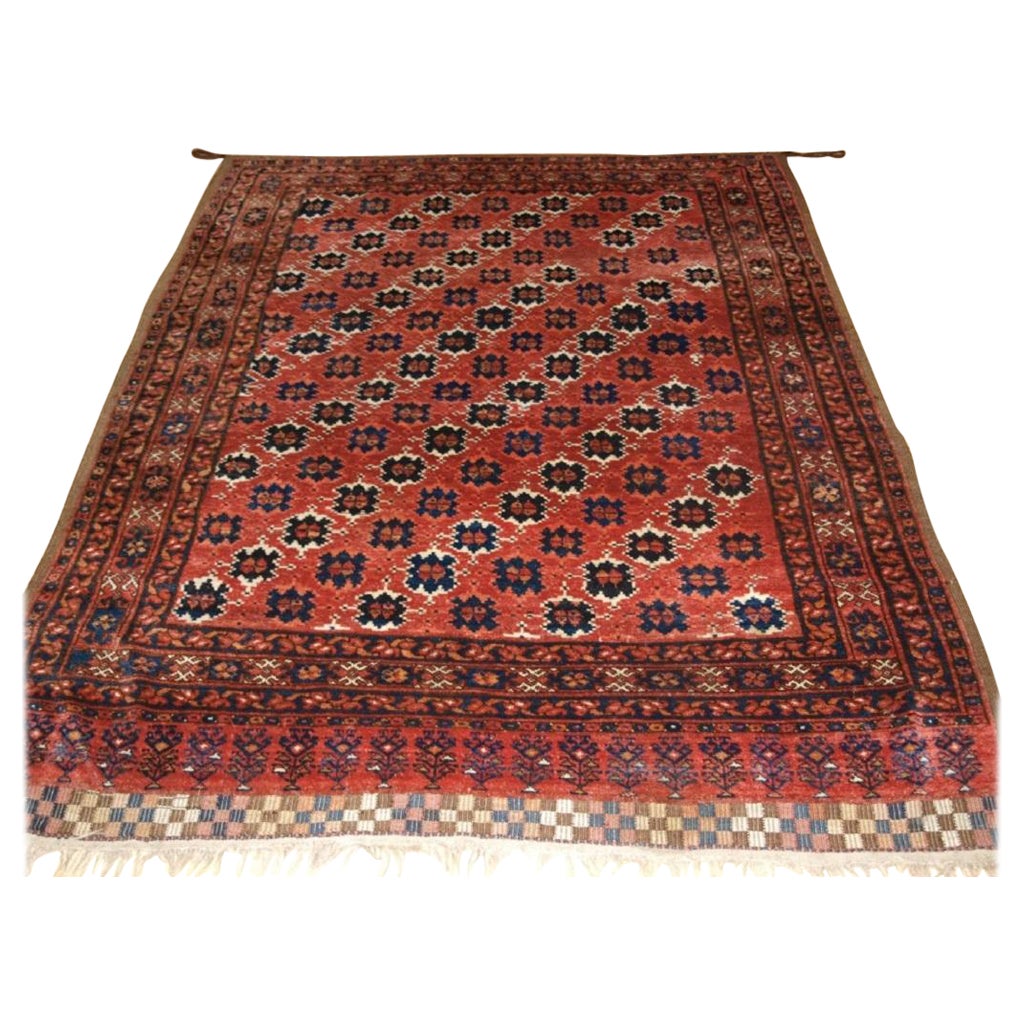 Antique Afghan Ensi Door Hanging, Possibly Beshir Turkmen, Circa 1900