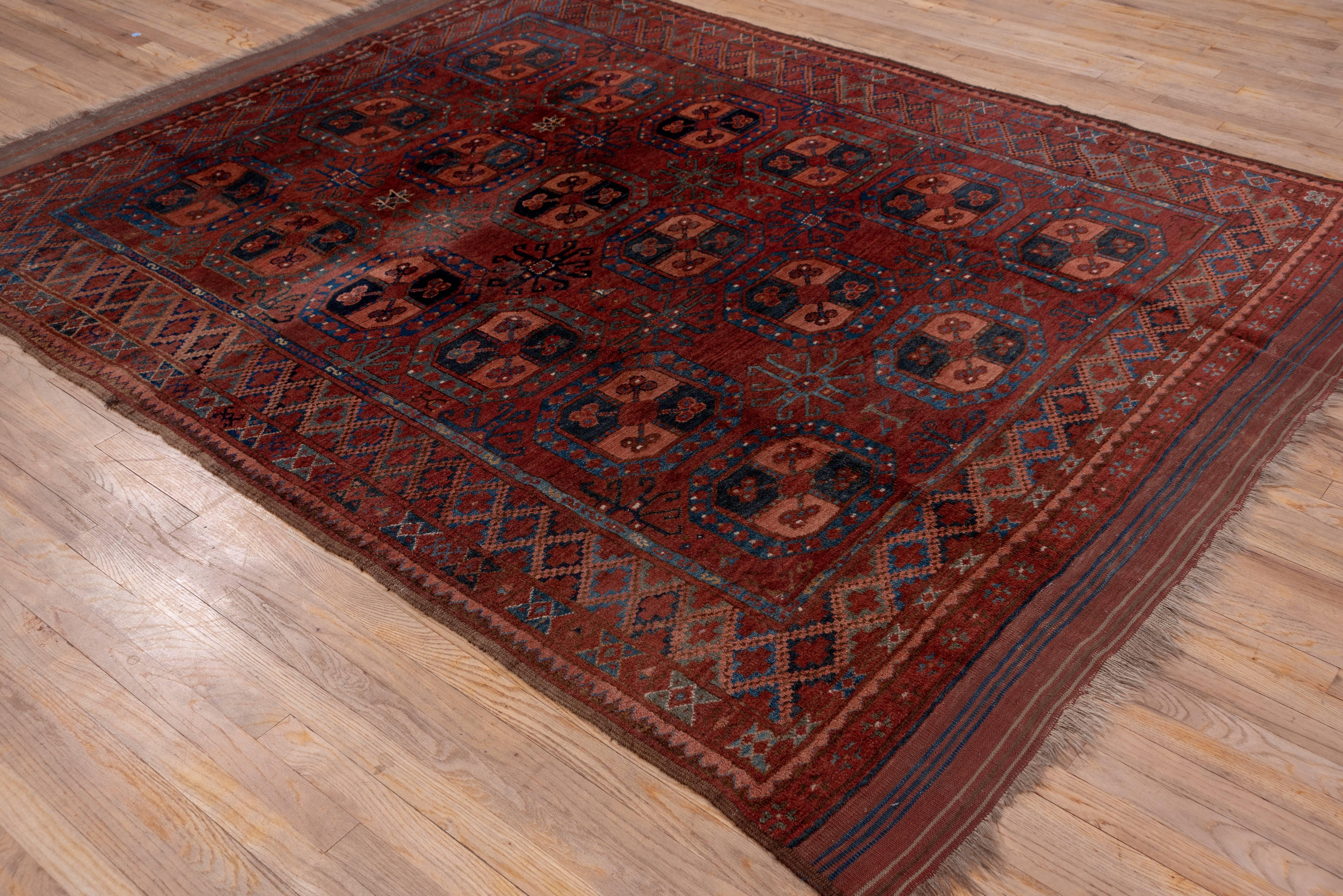 Antique Afghan Ersari Carpet For Sale 2