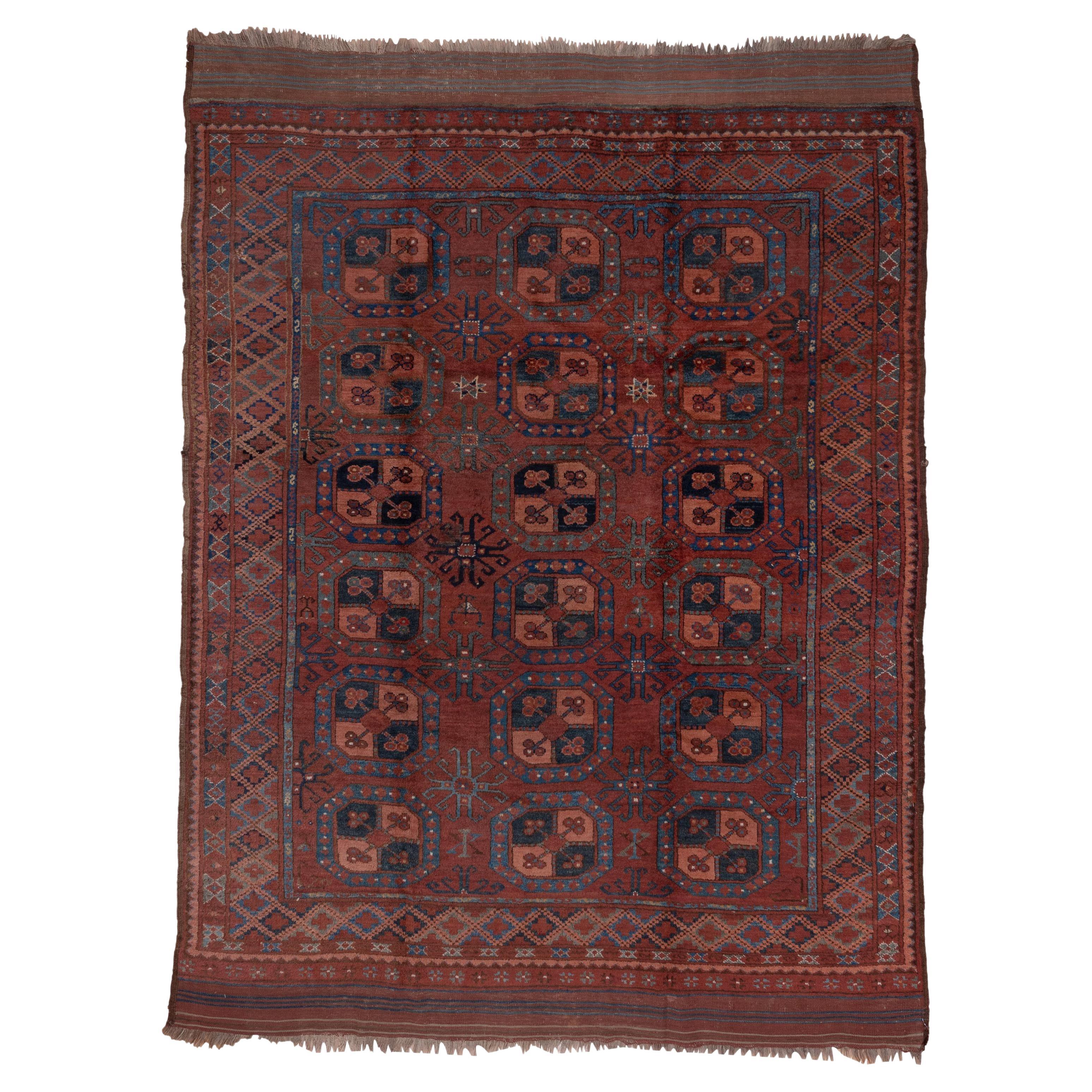 Antiker afghanischer Ersari-Teppich im Angebot
