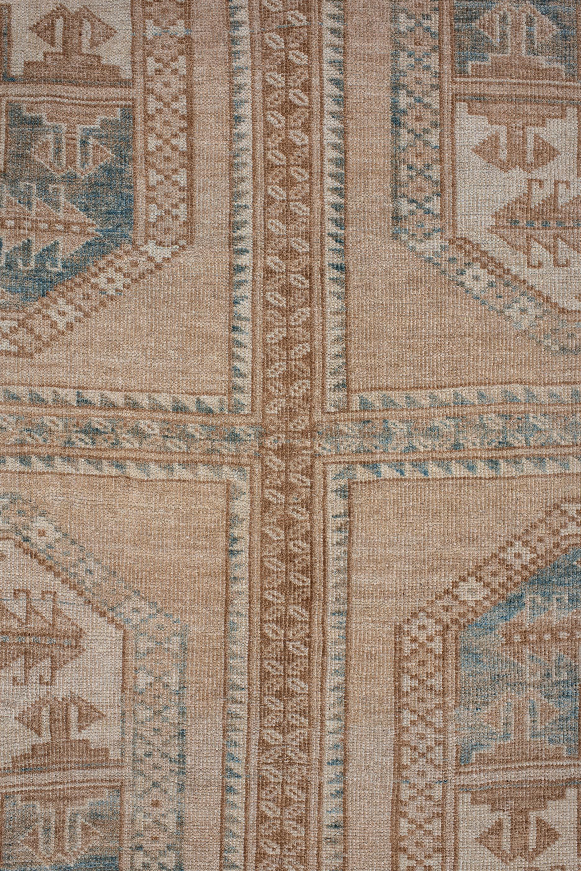 Antiker afghanischer Ersari-Teppich mit erdfarbener Palette (Handgeknüpft) im Angebot