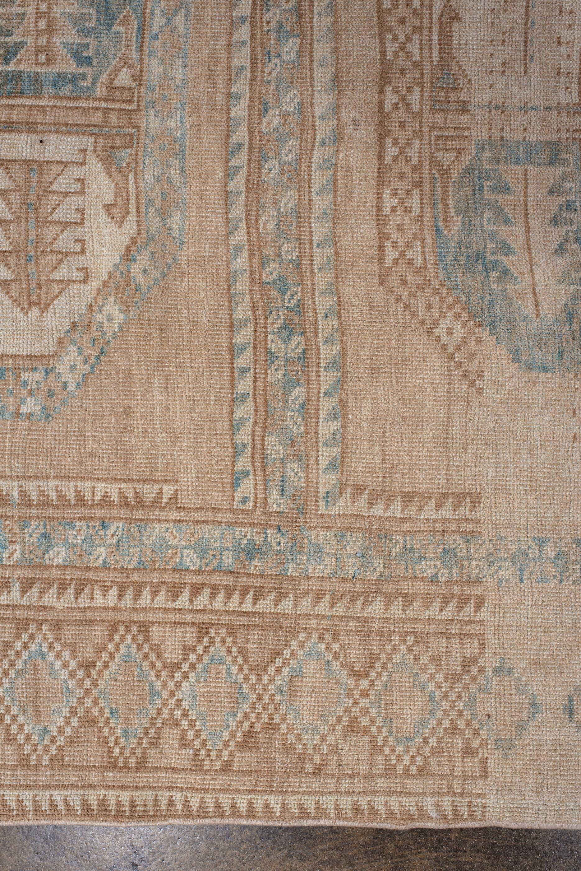 Tapis afghan ancien Ersari avec palette de tons terreux Bon état à New York, NY