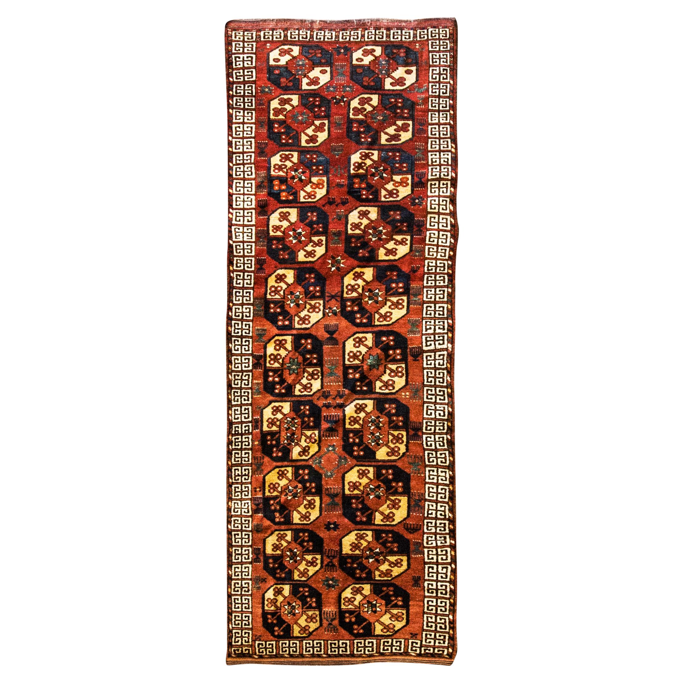 Antique Afghan Ersari Runner