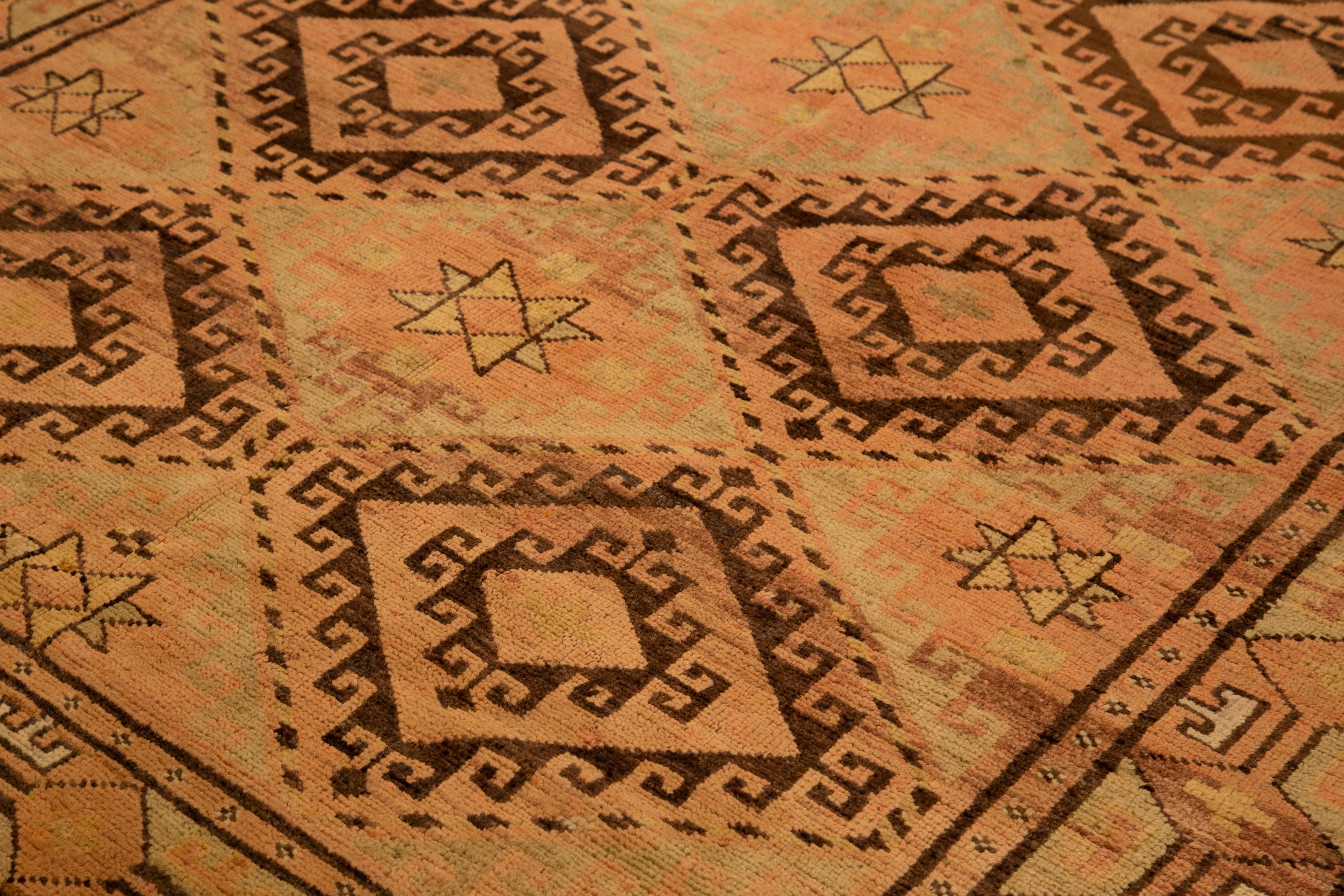 Other Antique Afghan Handwoven Area Rug For Sale
