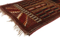 Antique Afghan Kizil Ayak Mosque Prayer Rug