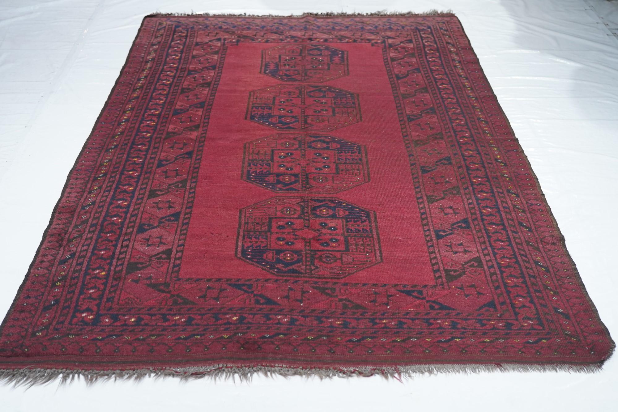 Antique Afghan Rug For Sale 3
