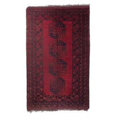 Tapis afghan antique 5' x 8'2''