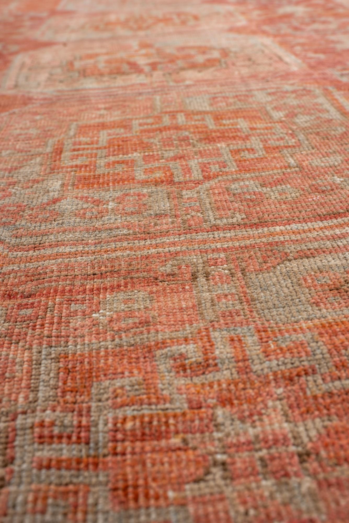 20th Century Antique Afghan Rug with Repeating Gul Motifs For Sale