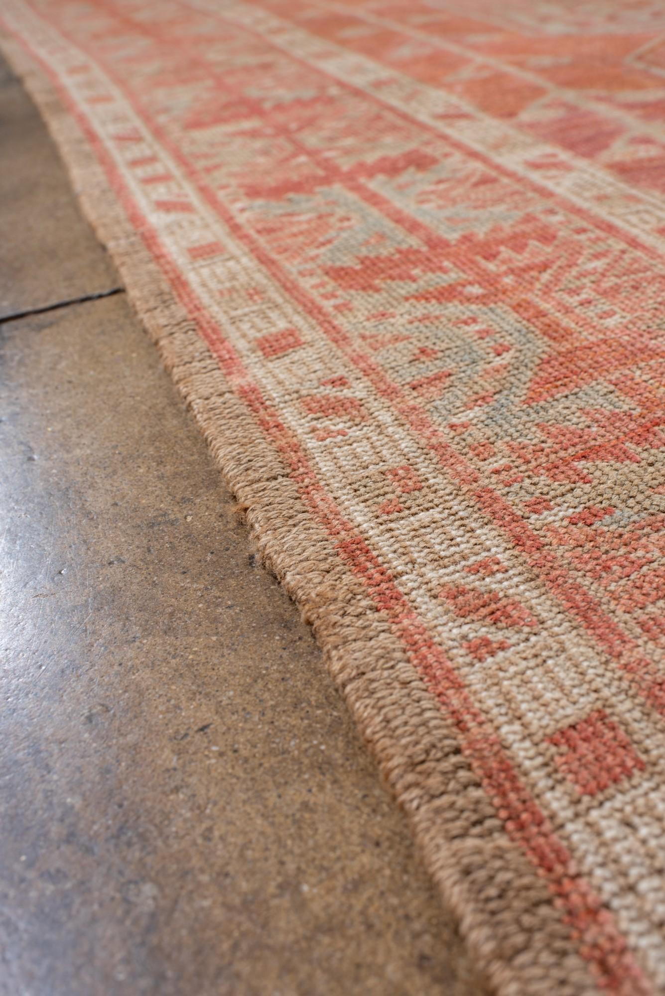 Antique Afghan Rug with Repeating Gul Motifs For Sale 1