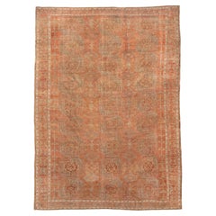 Antique Afghan Rug with Repeating Gul Motifs