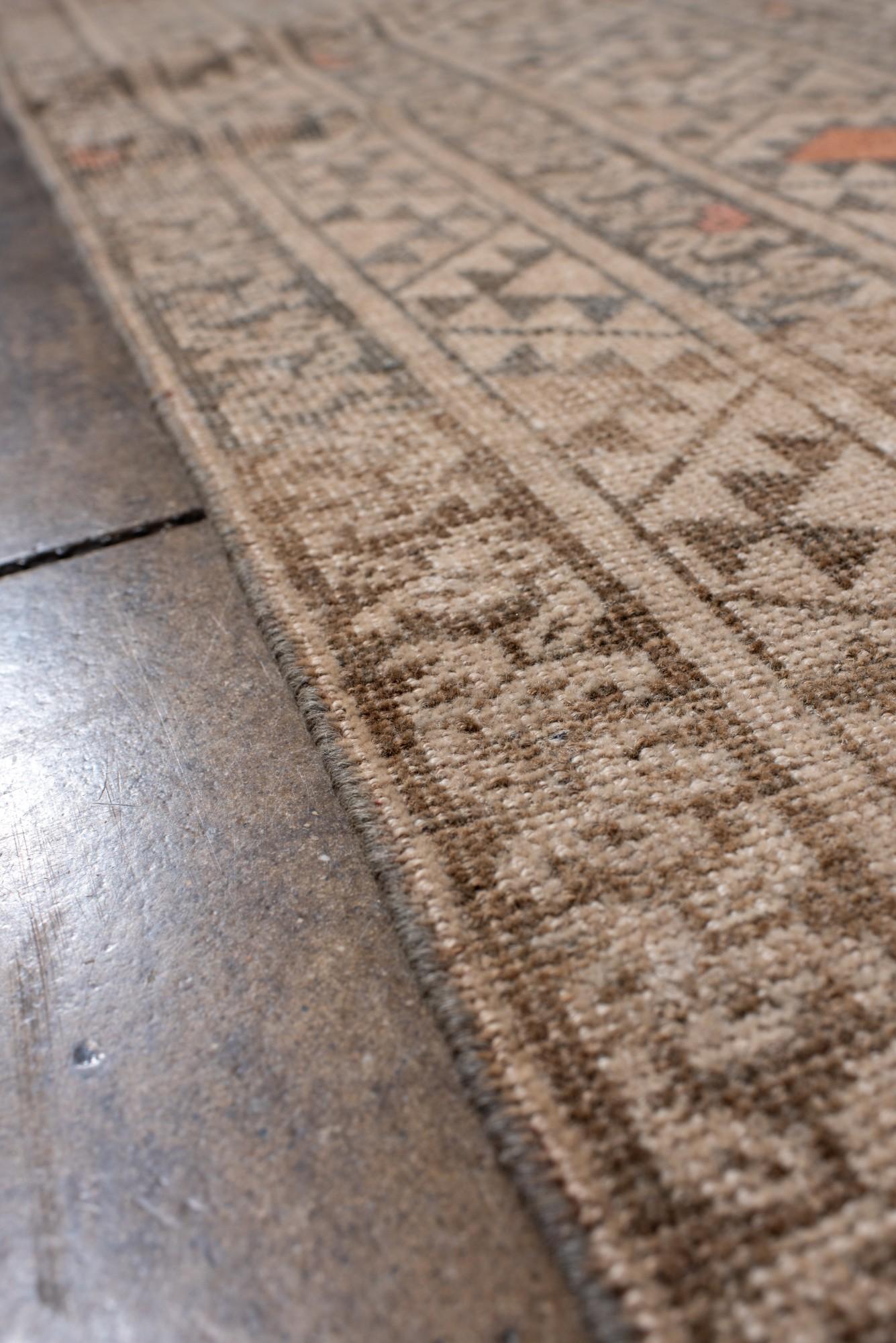 Antique Afghan Rug with Repeating Octagonal Gul Design For Sale 1