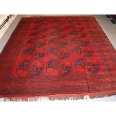 Antique Afghan Sulayman Carpet