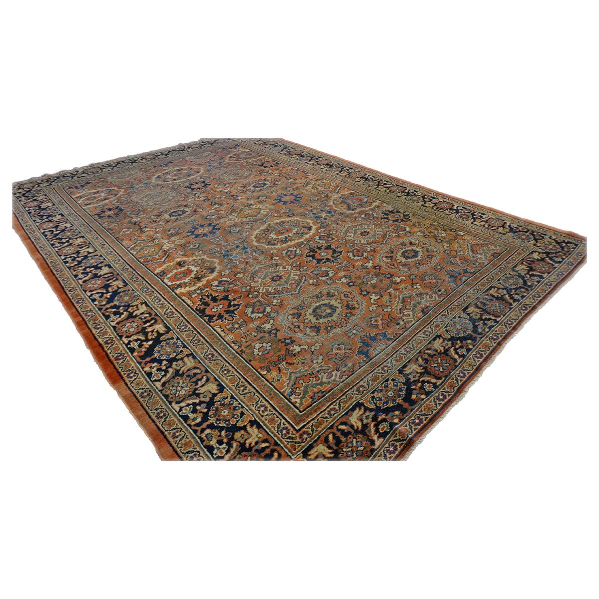 Condizioni: Antico

Origine: Afghanistan 

Design/One: Sultanabad 

Circa: 1900

Dimensioni effettive: 8,5 x 11,7

Colore: Marina, Arancione, Rosso, Grigio, Ruggine, Avorio, Nero

Contenuto: Lana
