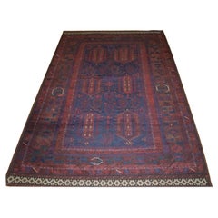 Antique Afghan Timuri Baluch Rug with Deep Rich Colours, circa 1880