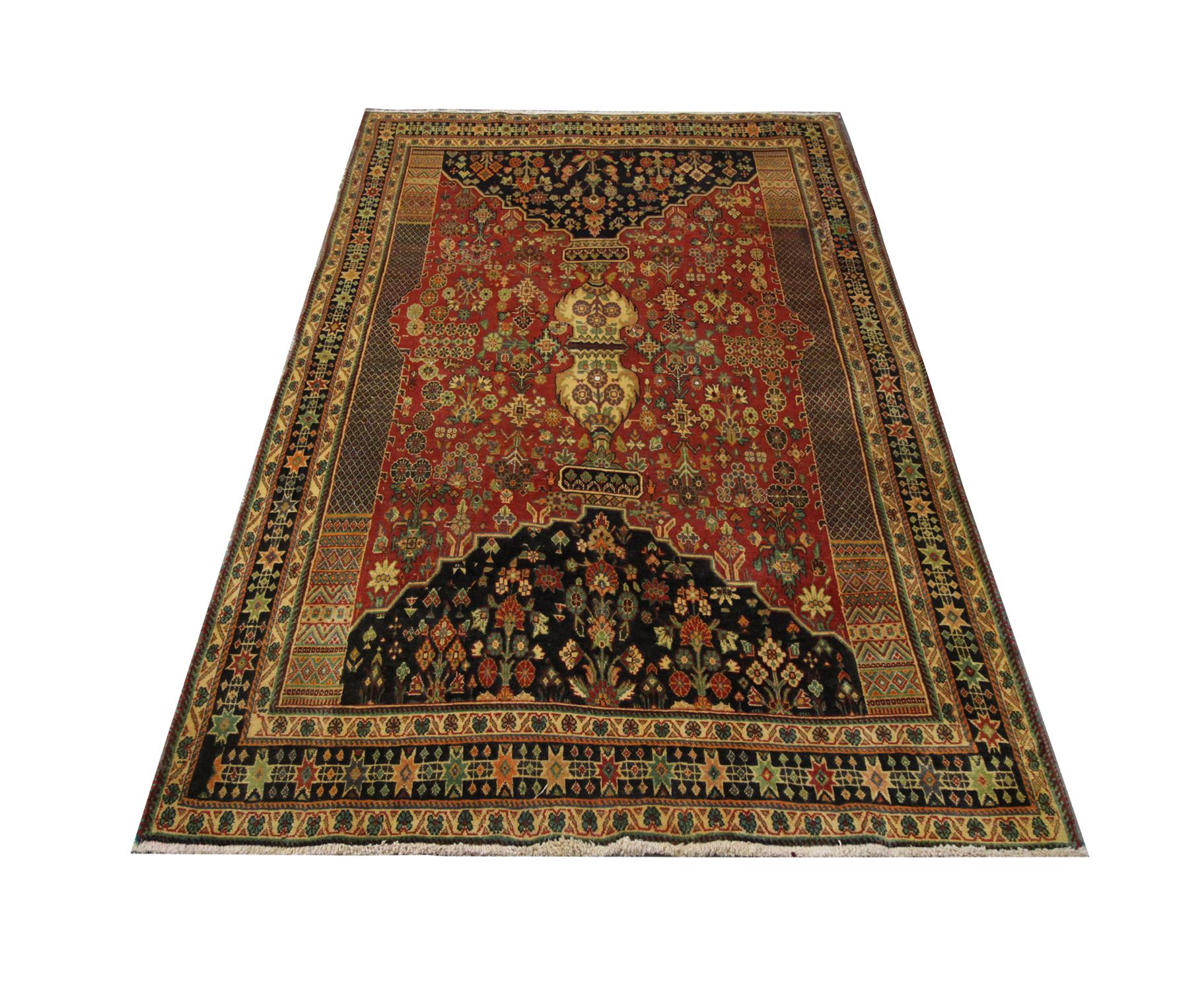 Featuring intricately woven motifs and emblems on a mixture of red and deep brown backgrounds through the centre. This is then enclosed by a highly-detailed layered border.
This high quality Afghan tribal rug is perfect for both modern and