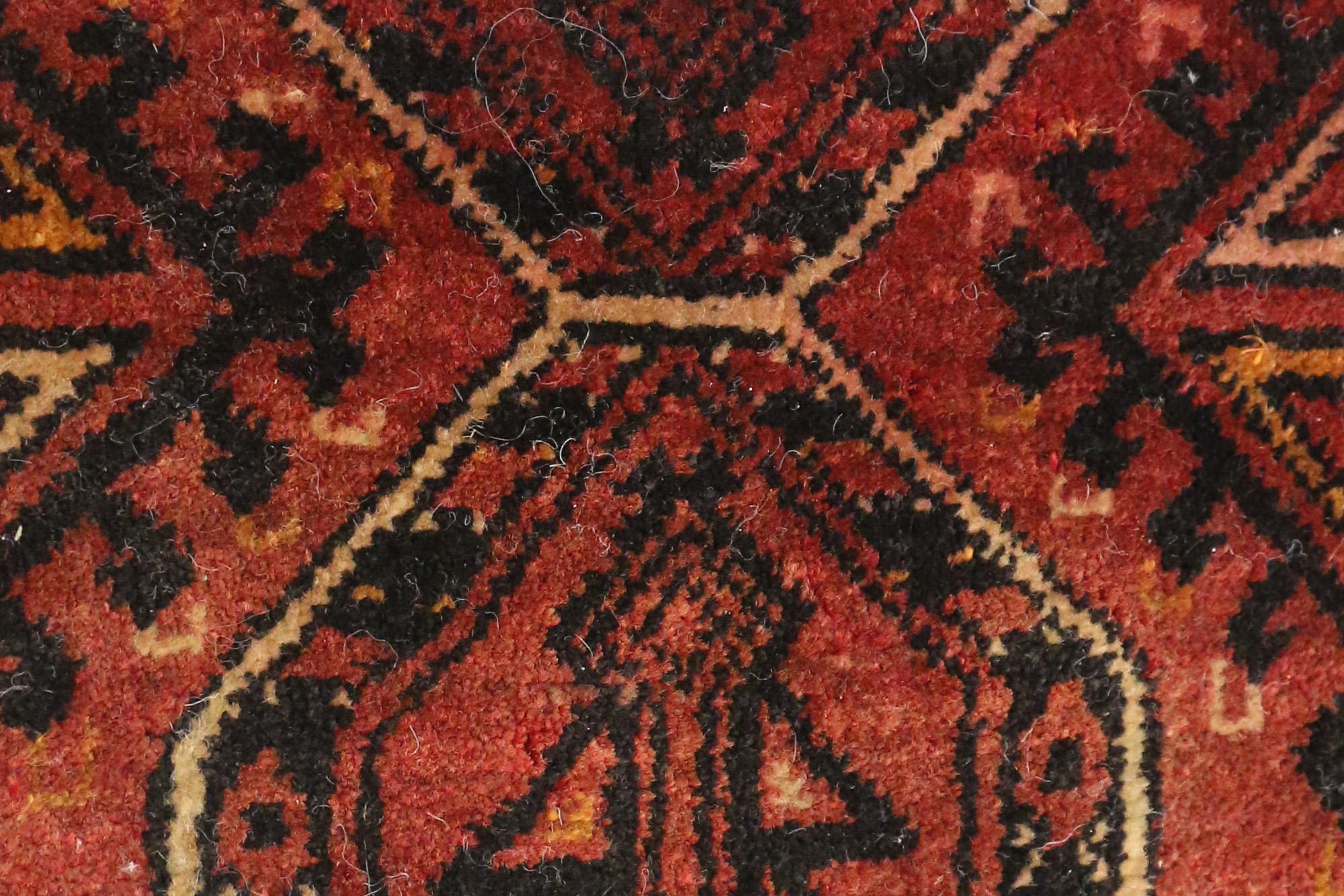 Bolso Ersari Turkoman Torba de 1900, alfombra turcomana de estilo tribal moderno en Bueno estado para la venta en Dallas, TX