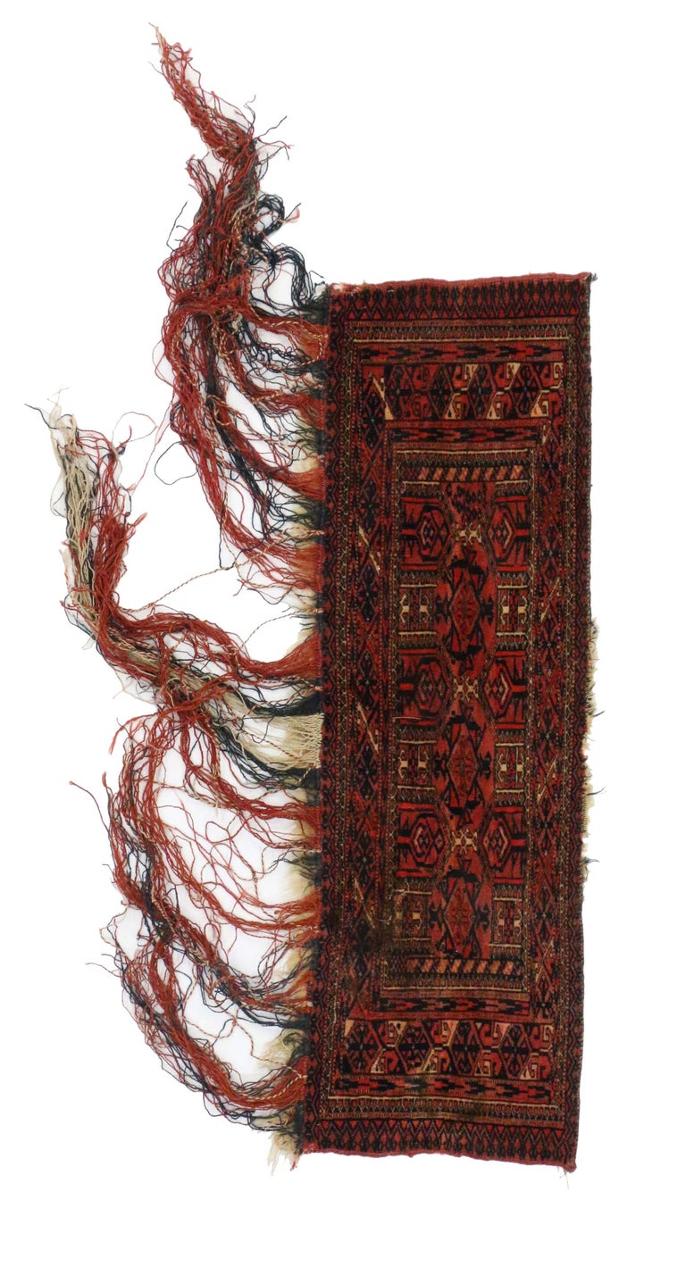 Antique Afghan Turkoman Turkmen Torba Bag, Wall Hanging, Tribal Textile