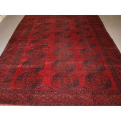 Antique Afghan Village Carpet