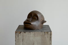 Antique African 'Bamana' Hand Carved Monkey Mask