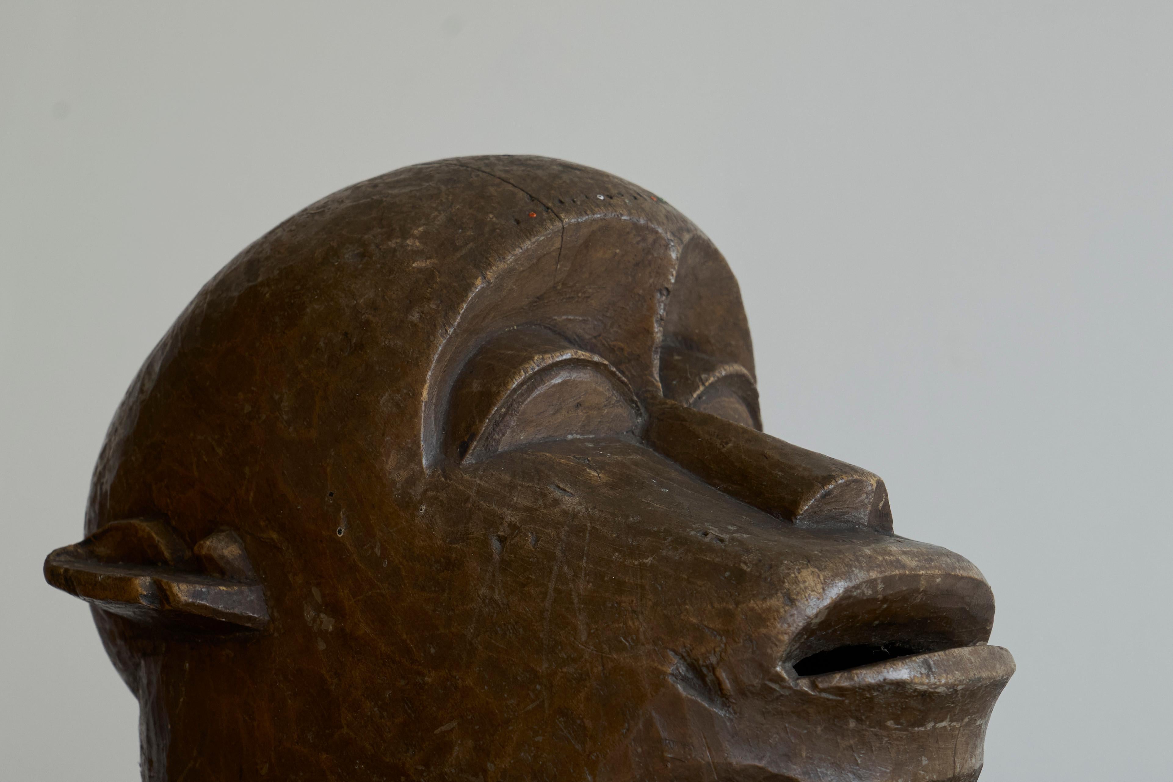 Primitif Masque de singe africain ancien 