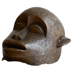 Antique African 'Bamana' Hand Carved Monkey Mask
