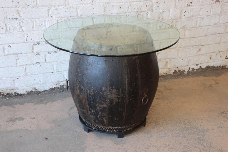 Antique African Drum Table For Sale at 1stdibs