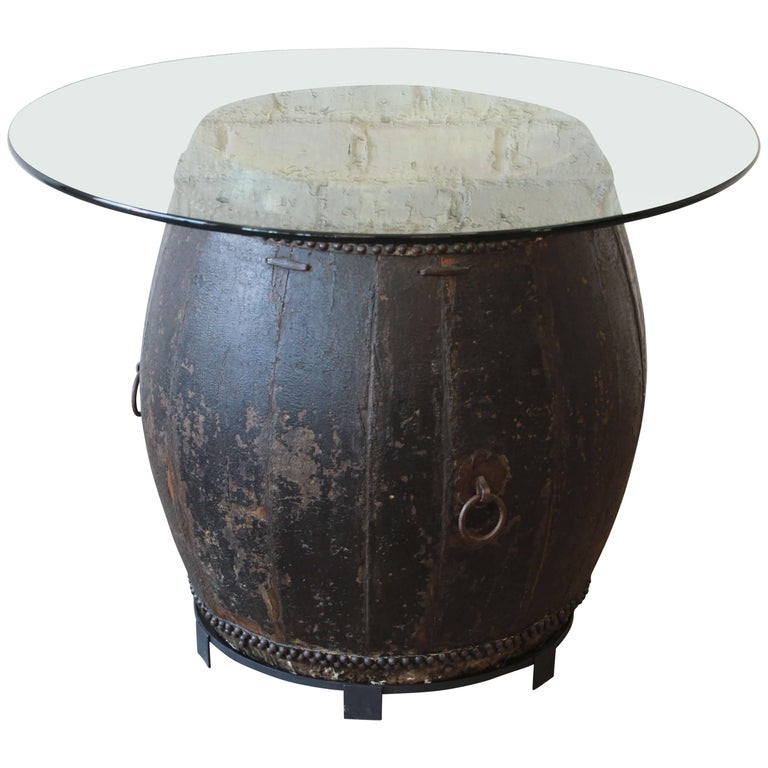 Antique African Drum Table For Sale at 1stdibs