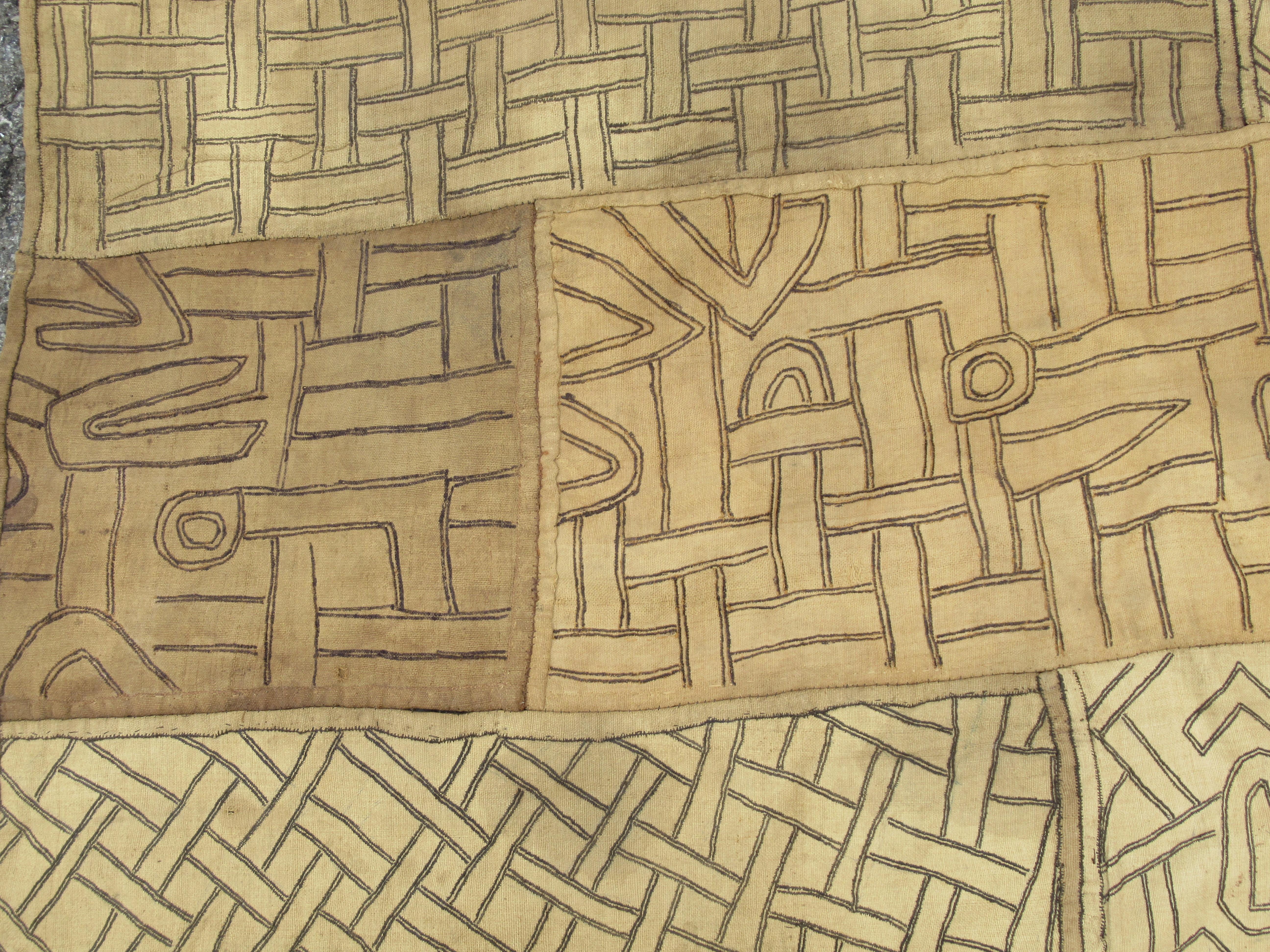 Antique African Kuba Cloth 1