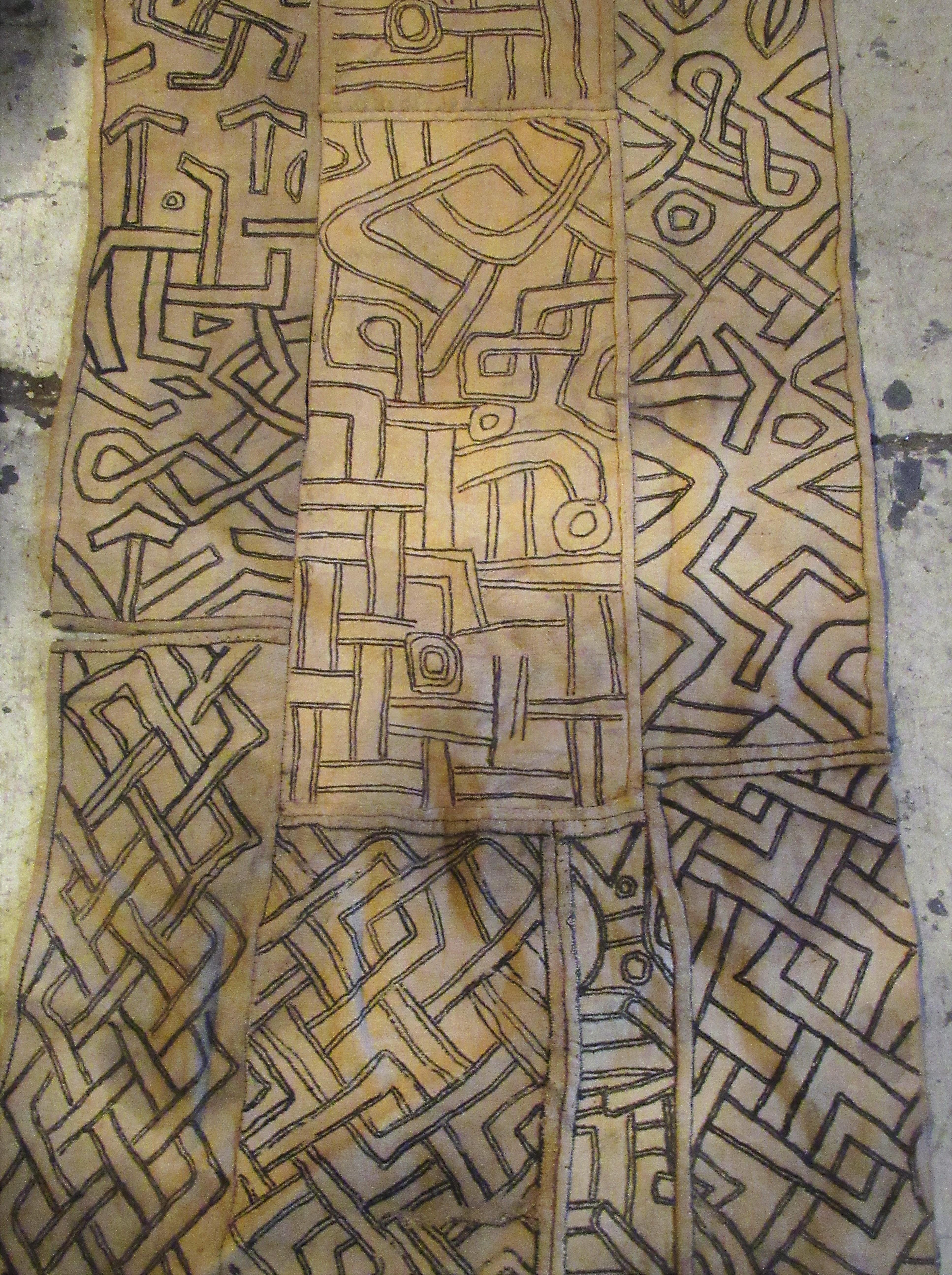 antique kuba cloth