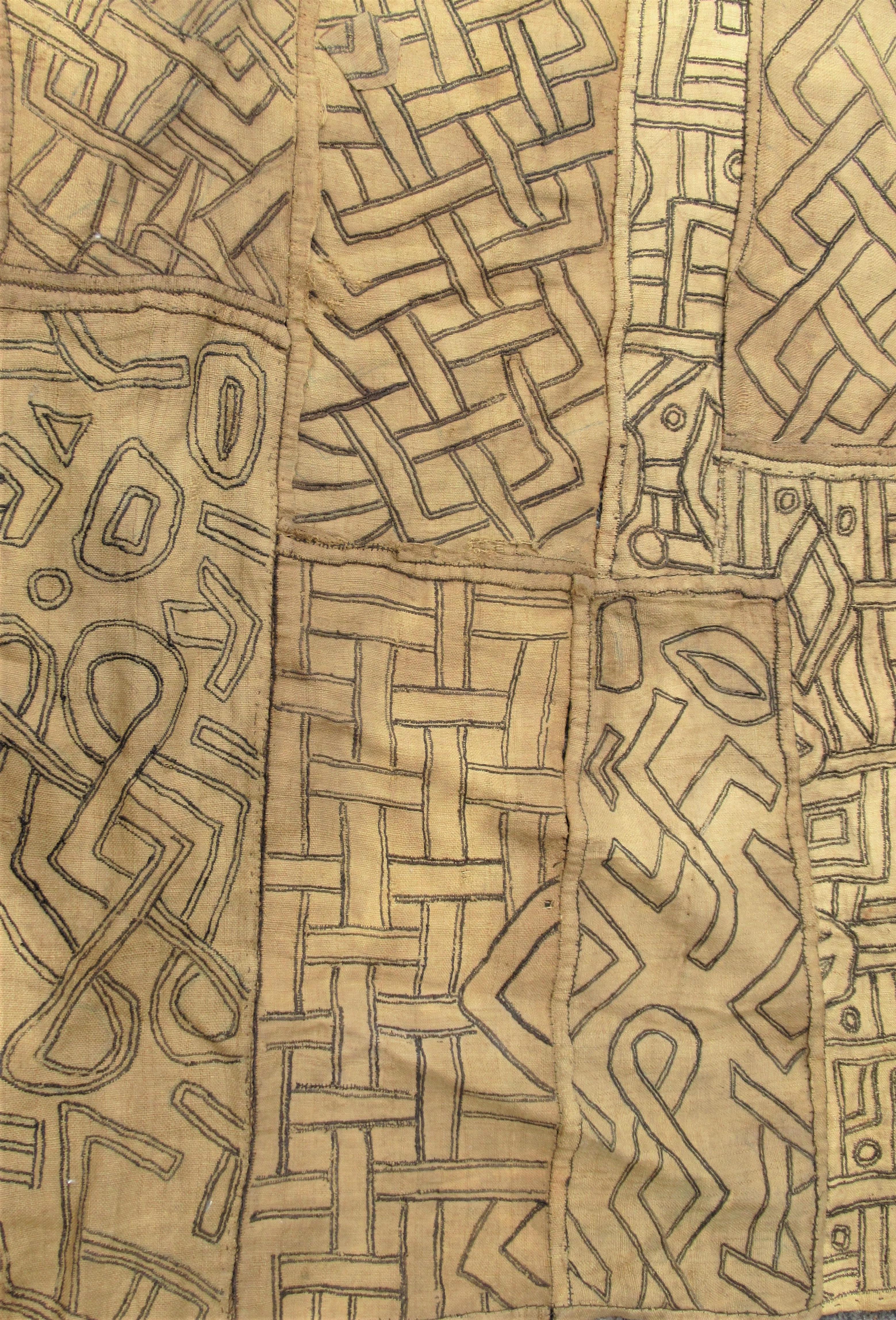 Congolese Antique African Kuba Cloth