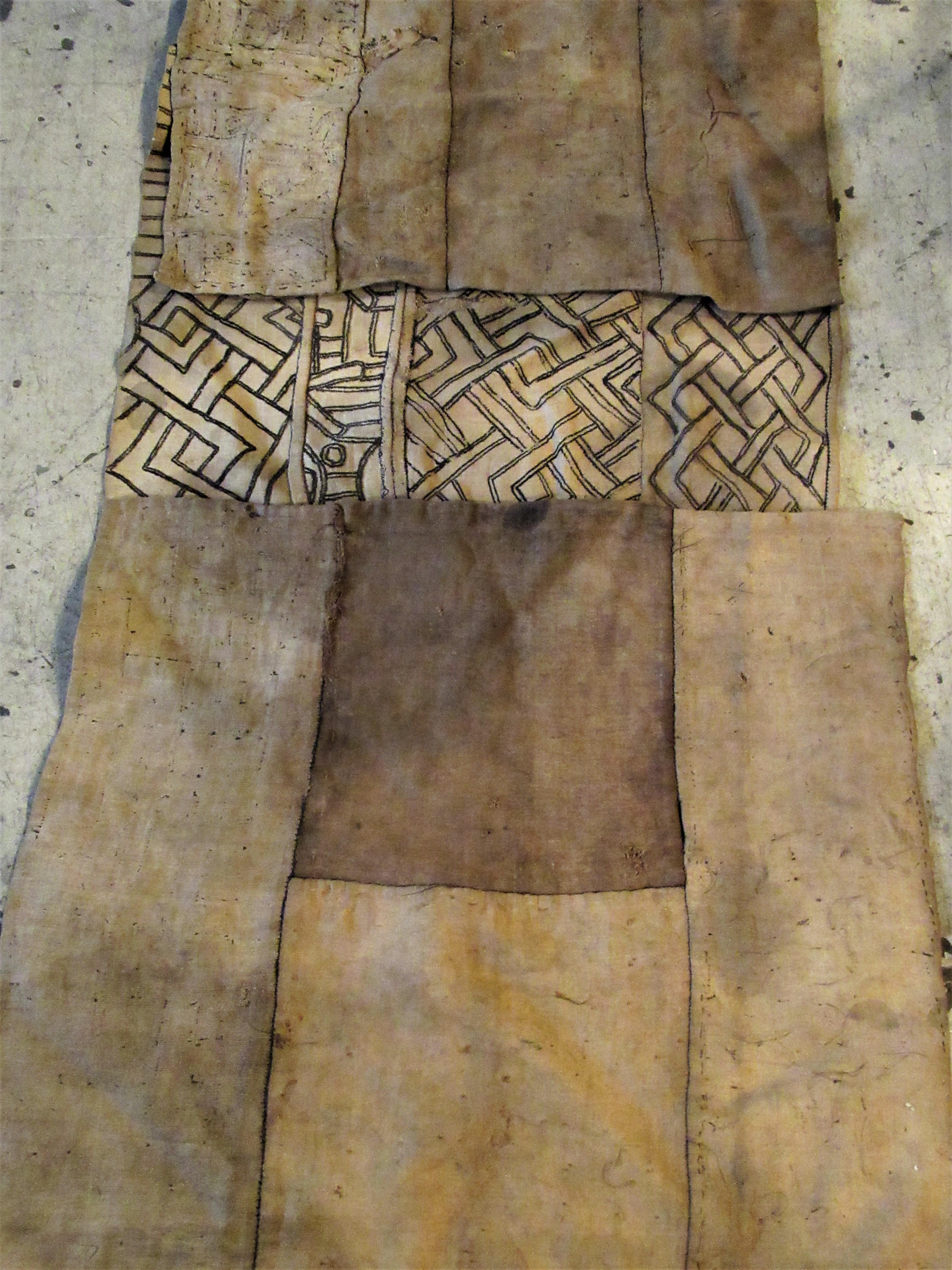 Antique African Kuba Cloth In Good Condition In Rochester, NY