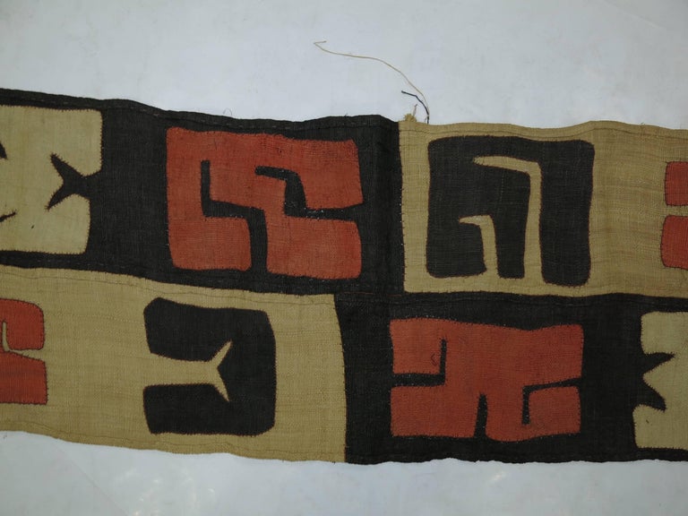 Antique African Kuba Cloth Hanging at 1stDibs