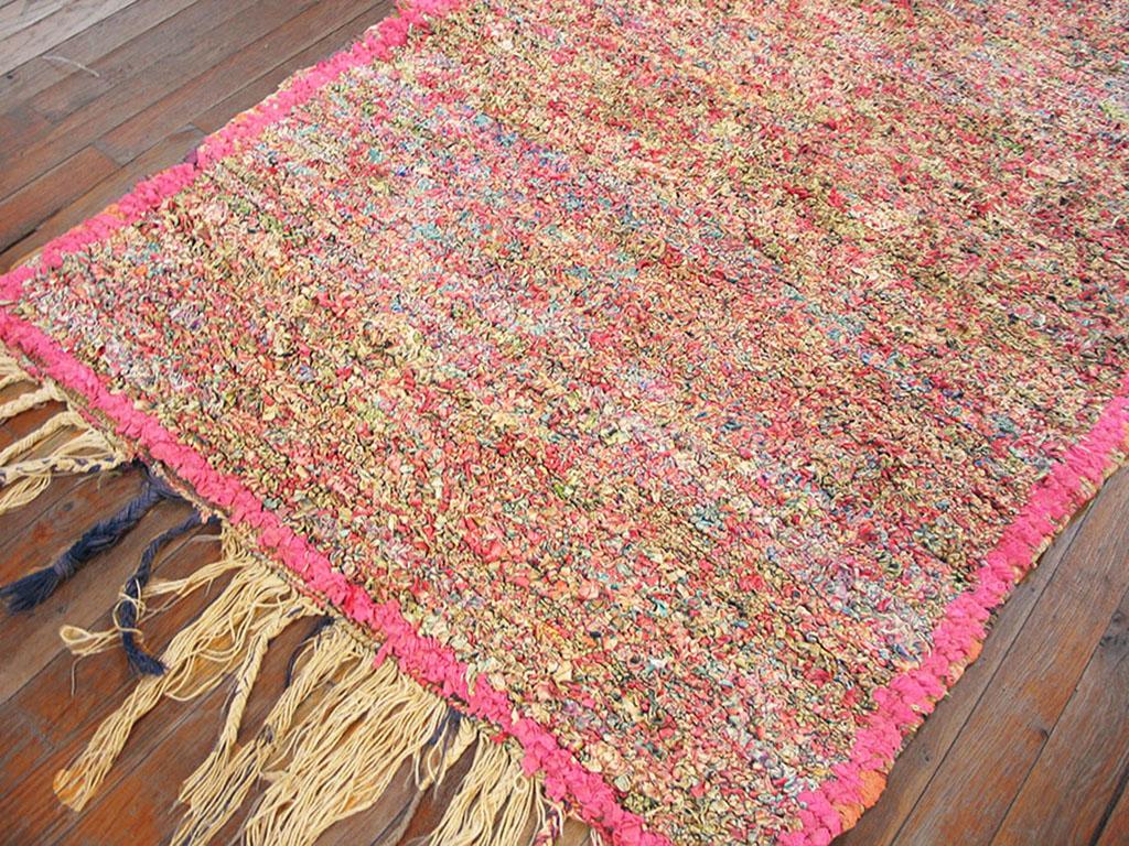Mid-20th Century Antique African Moroccan Rug 3' 3