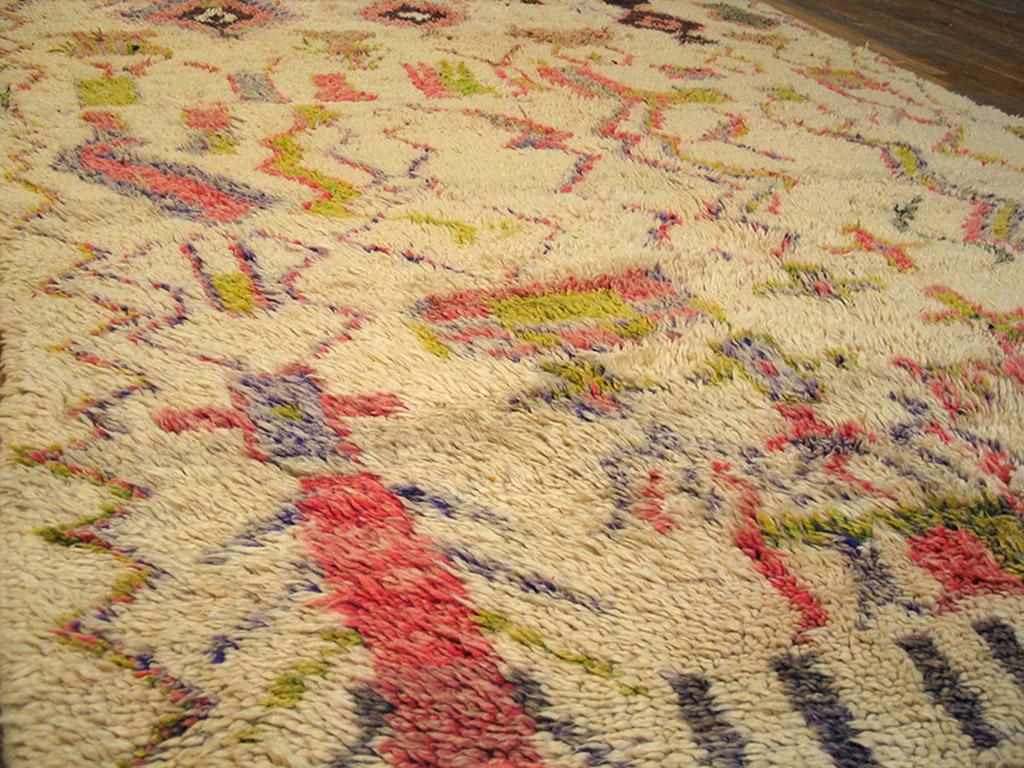 Mid-20th Century Mid 20th Century Moroccan Carpet ( 6' x 12' 9