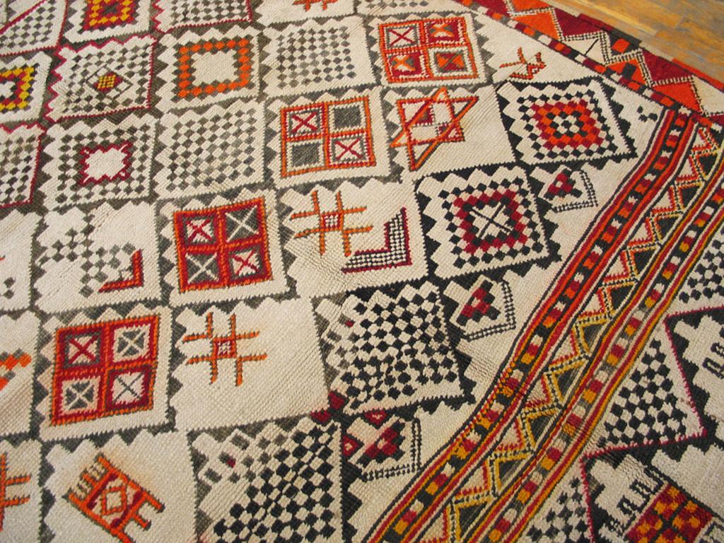 Hand-Knotted Antique African Moroccan Rug For Sale
