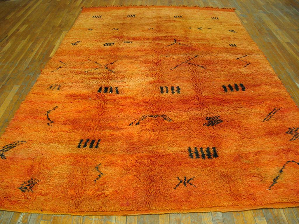 Antique African Moroccan rug, size: 7'3