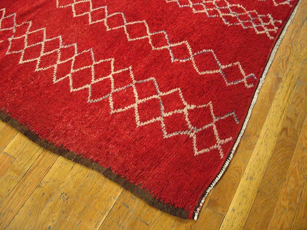 Hand-Knotted Vintage Moroccan Beni Ourain Rug 5' 10
