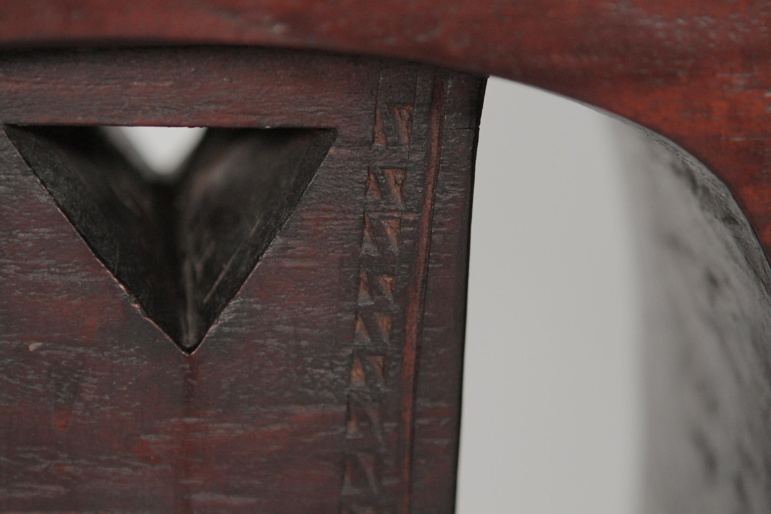 Ghanaian Antique African Queens Throne Seat