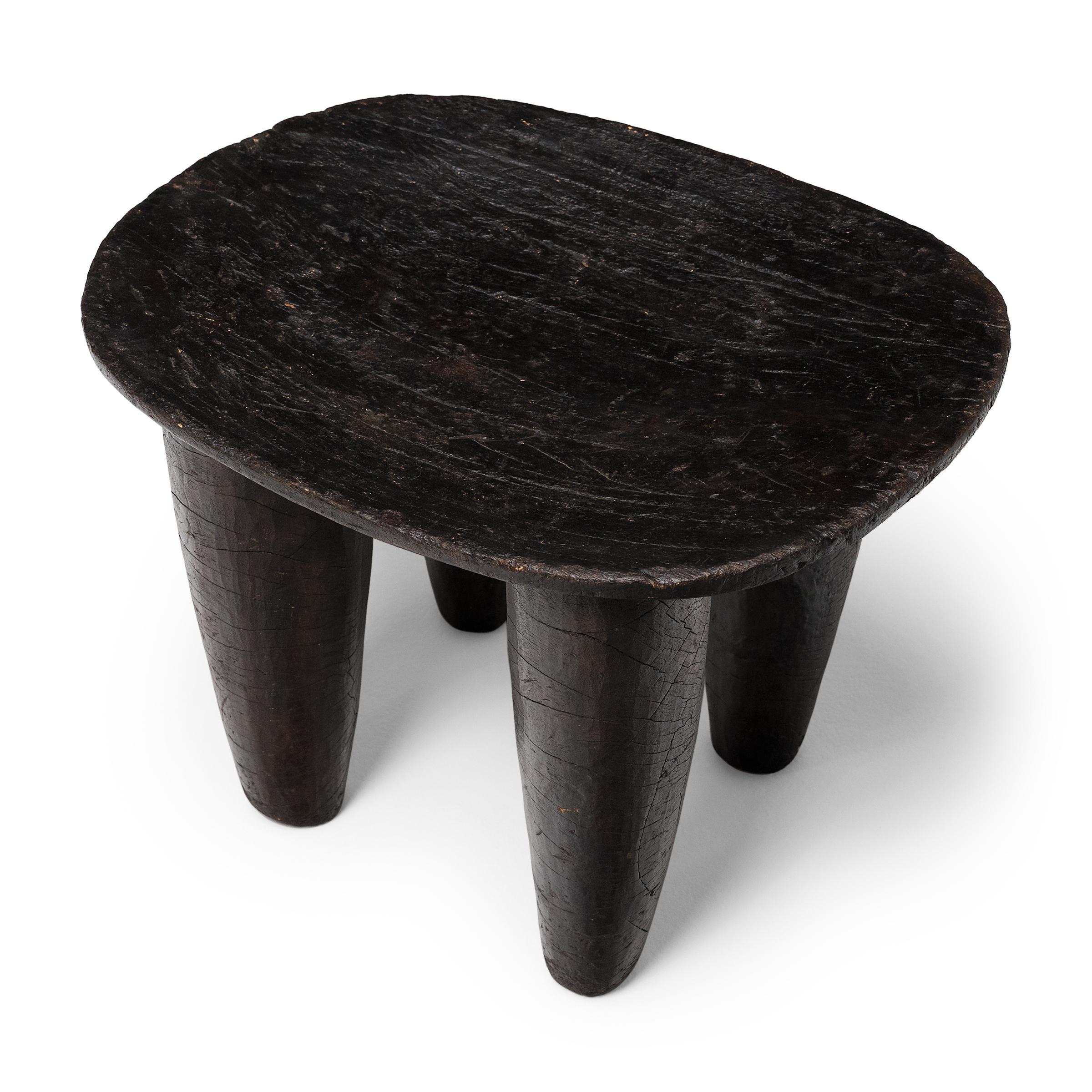 Ivorian Antique African Senufo Stool, c. 1930s For Sale