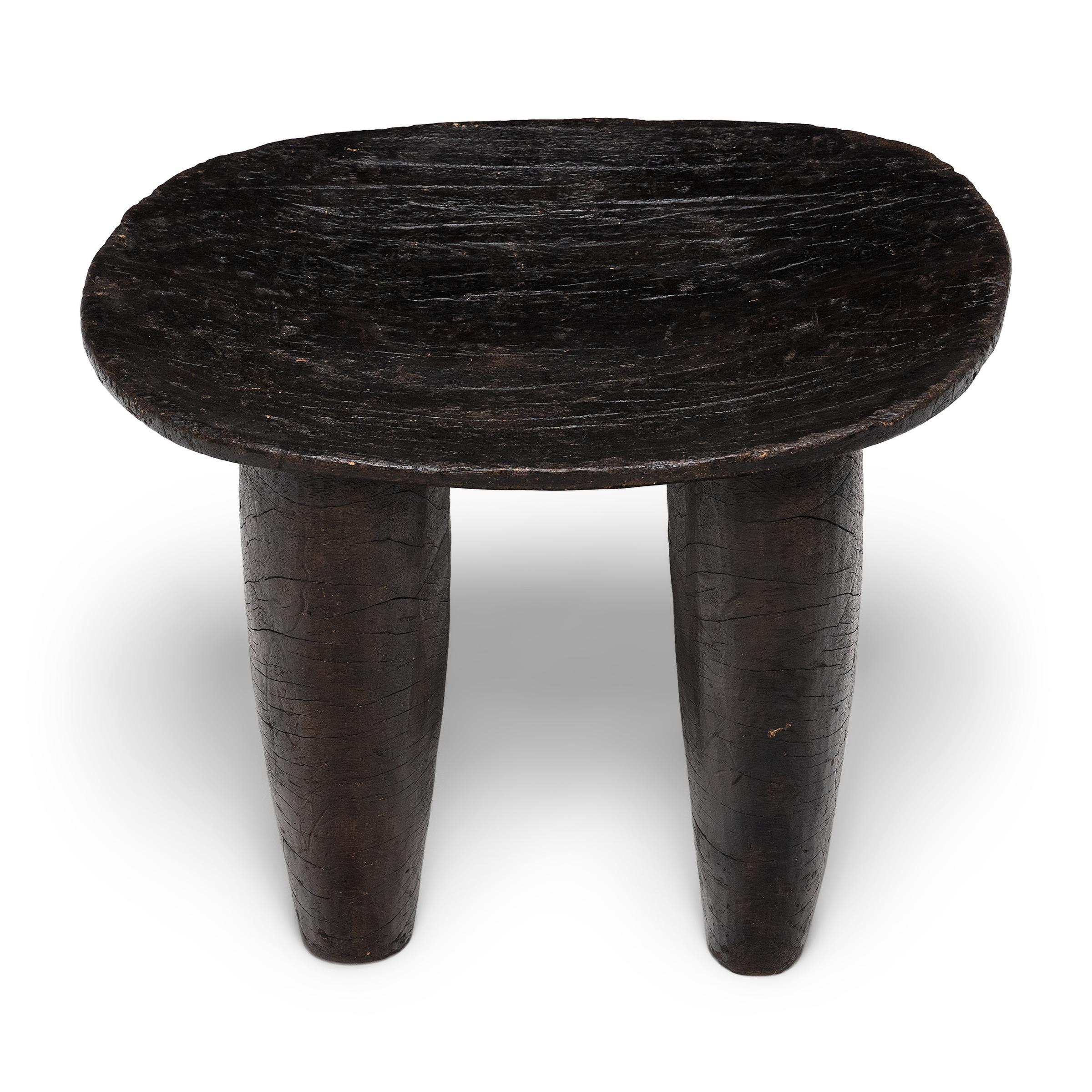 Antique African Senufo Stool, c. 1930s In Good Condition For Sale In Chicago, IL