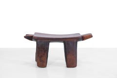 Tabouret africain ancien en bois de Senufo, années 1930
