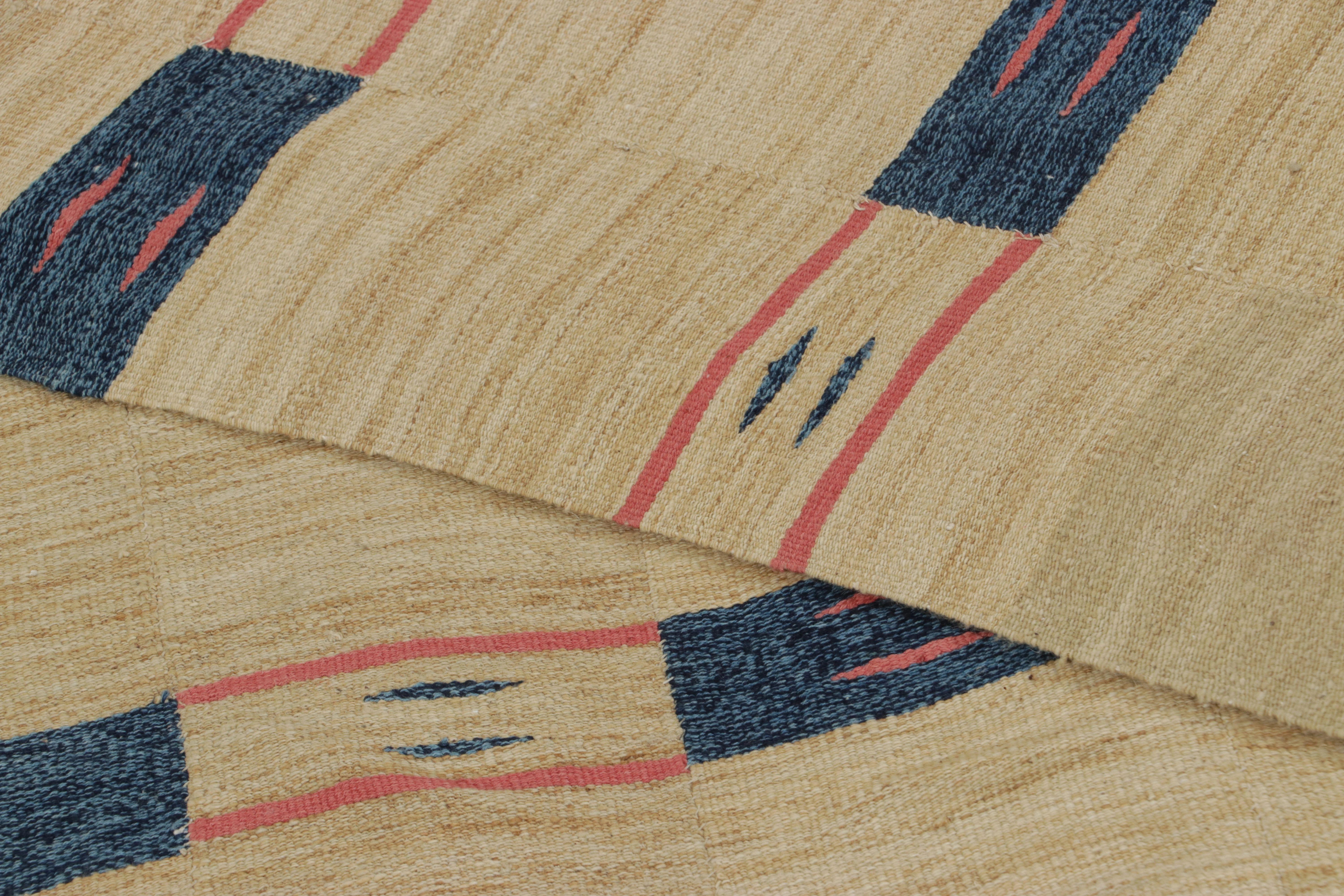 Sudafricano Antico tessuto africano, Bondouku Indigo in beige e blu - Rug & Kilim in vendita