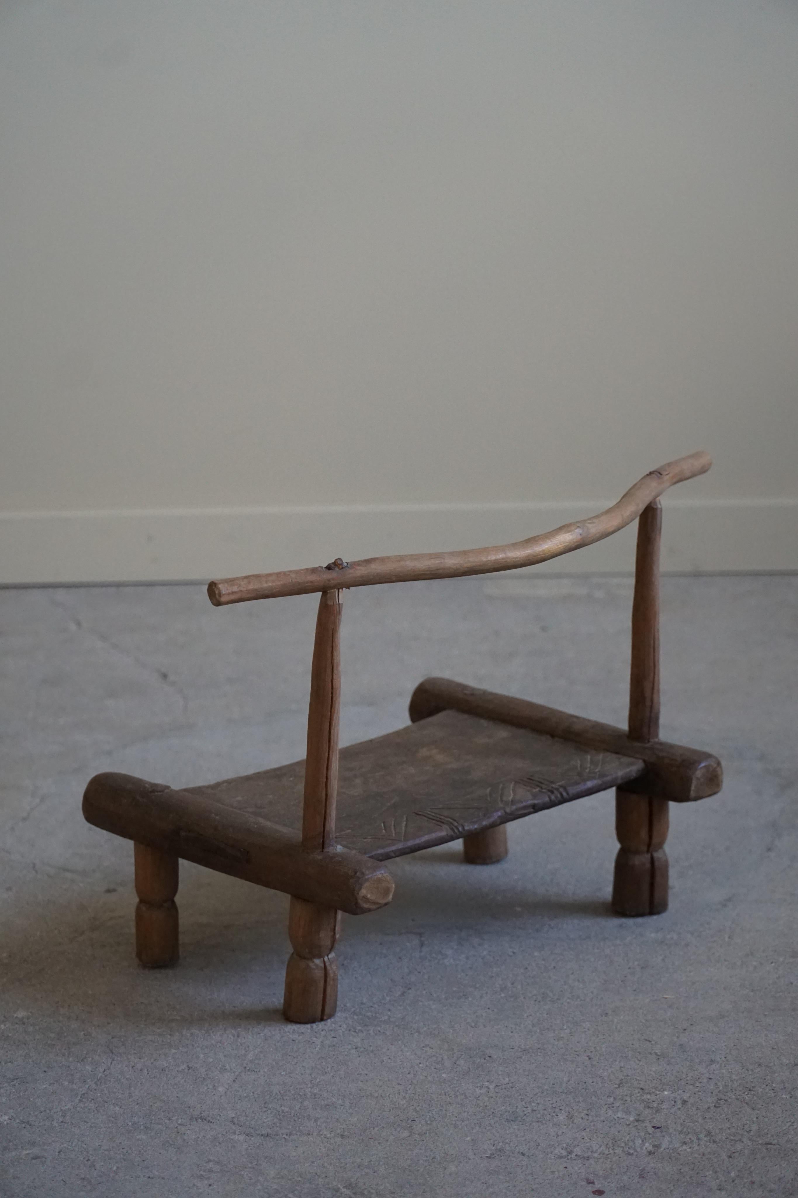 20ième siècle Tabouret / chaise Wabi Sabi africain ancien, Objects for Objects, début du 20e siècle en vente