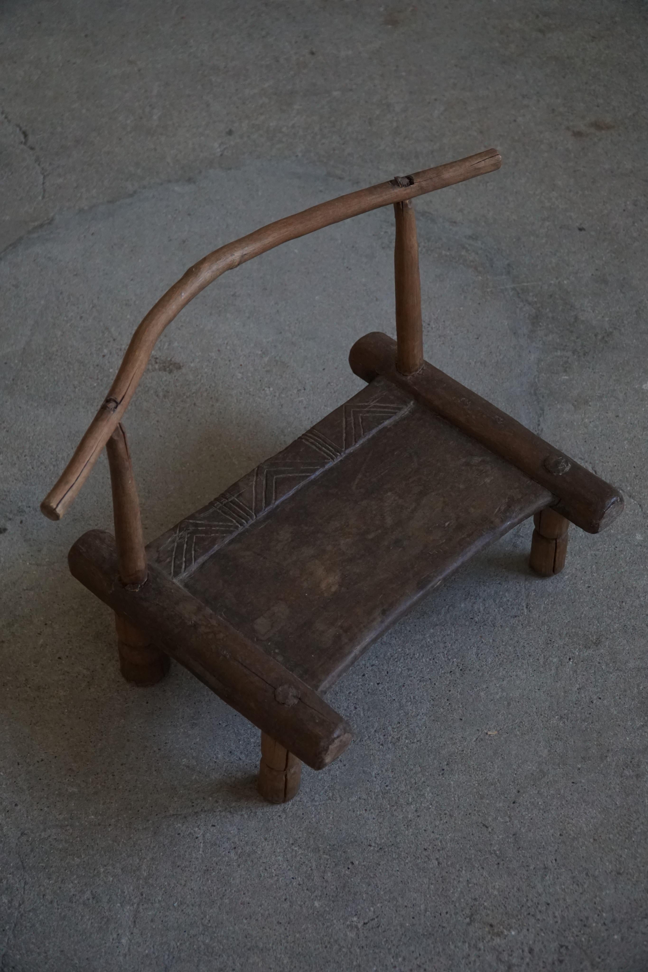 Tabouret / chaise Wabi Sabi africain ancien, Objects for Objects, début du 20e siècle en vente 1