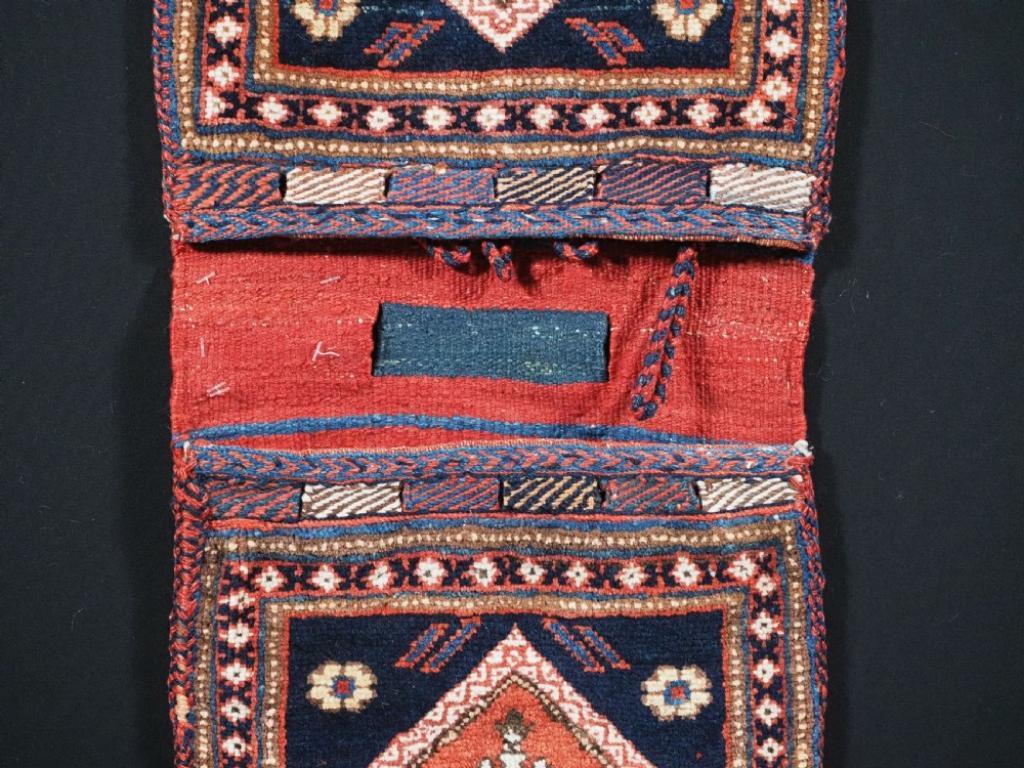 Sconosciuto Antiche borse da sella in miniatura Afshar / Khorjin, Circa 1900 in vendita