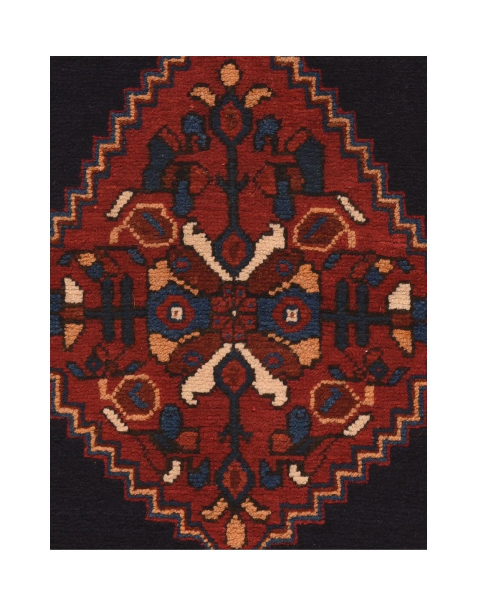 Antiker Afshar-Teppich 1'7'' x 2'2'' (Persisch) im Angebot