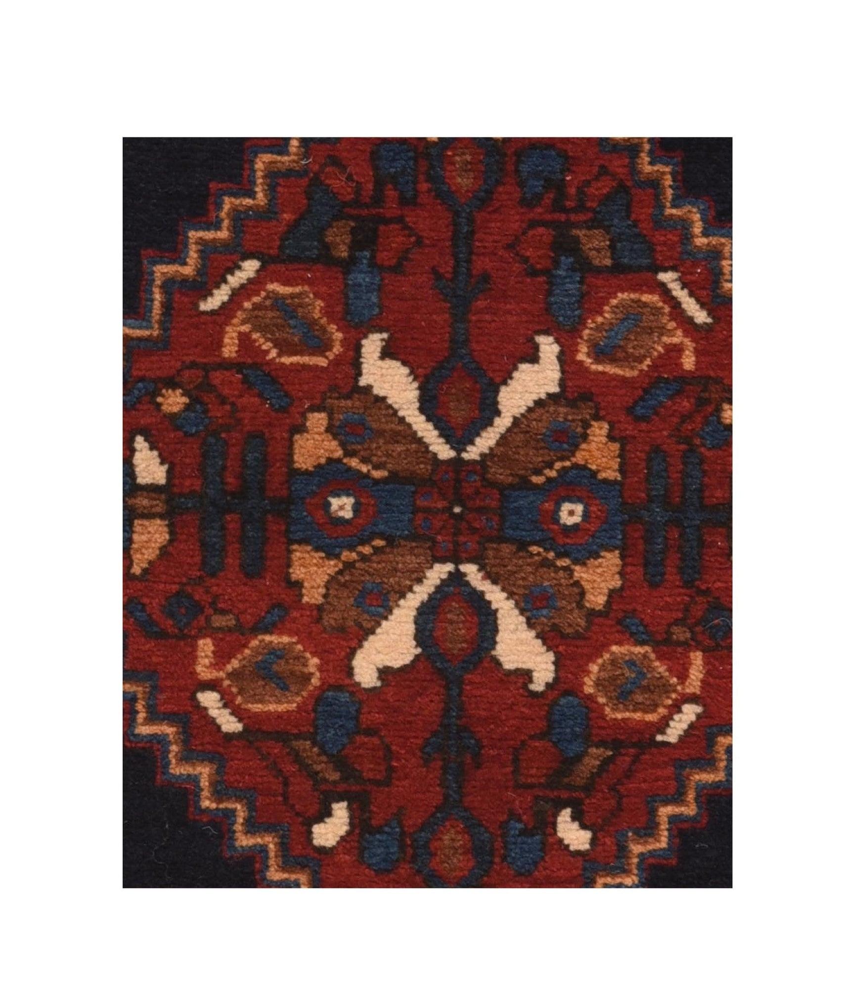Antiker Afshar-Teppich 1'7'' x 2'2'' (Persisch) im Angebot
